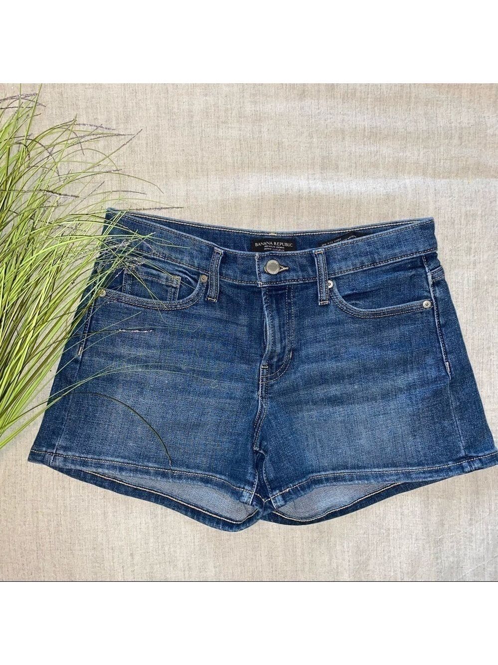 Banana republic denim shorts.